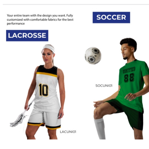 Customizable Soccer Uniform